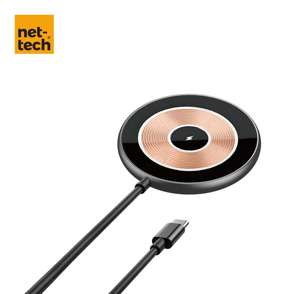 Nettech NT-WCH06 PD Magsafe 15W Kablosuz Wireless Şarj NT-WCH06 - Resim 2