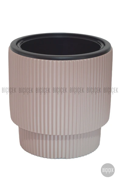 BİÇİÇEK VEGA Saksı 37 CM ve İç Kova Dahil - Resim 6