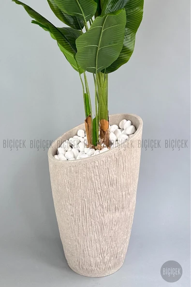 BİÇİÇEK Yapay Muz Ağacı 230 cm Lux Dış Mekan Saksıda - Resim 6