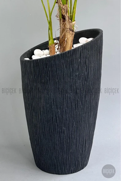 BİÇİÇEK Yapay Monstera Ağacı 200 cm lux dış mekan saksıda - Resim 2