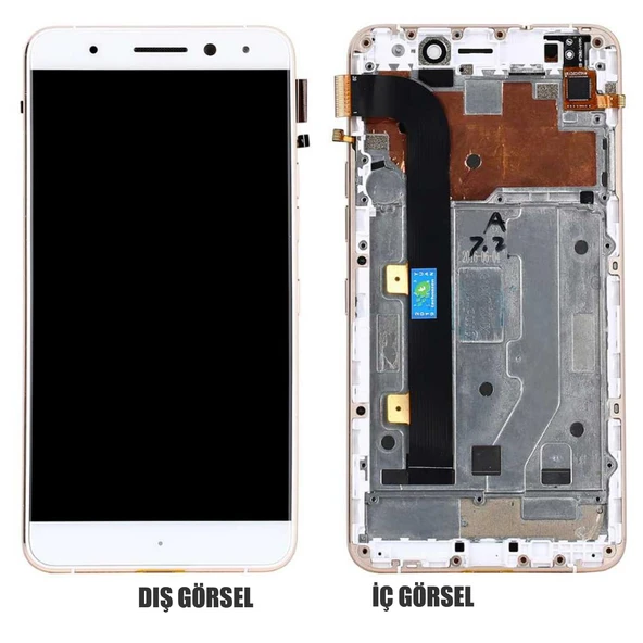 Teknonet General Mobile GM5 Plus Uyumlu Org Lcd+Dokunmatik+Çıtalı VR-9634 - Resim 3