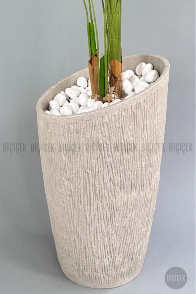 BİÇİÇEK Yapay Muz Ağacı 230 cm Lux Dış Mekan Saksıda - Resim 2