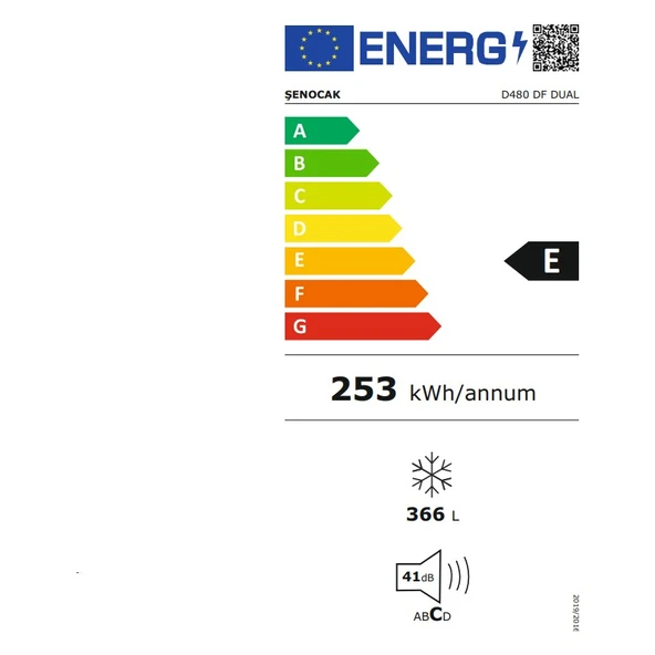 Şenocak D480 Df Dual Sandık Tipi Derin Dondurucu - Resim 2