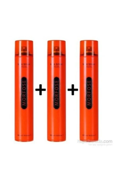 Morfose Saç Spreyi 400 Ml - 3 Adet ürün görseli 1
