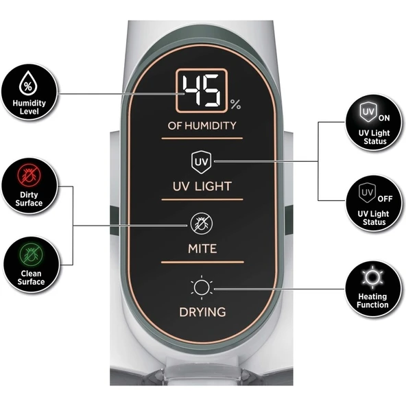 Hoover HMC510UV 011 Uv-C Işınlı Temizleyici Süpürge - Resim 3