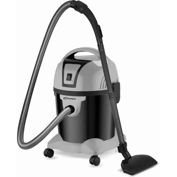 Conti CS-106 Violet Sessiz Kazanlı Elektirikli Süpürge Gri Siyah - Resim 2