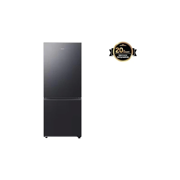 Samsung RB50DG601EB1TR E Enerji Sınıfı 508 L No-Frost Alttan Donduruculu Buzdolabı Siyah ürün görseli