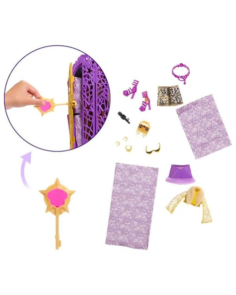 Monster High Skulltimate Secrets Hauntlywood Gizemli Clawdeen Wolf Bebek JBG80 - Resim 4