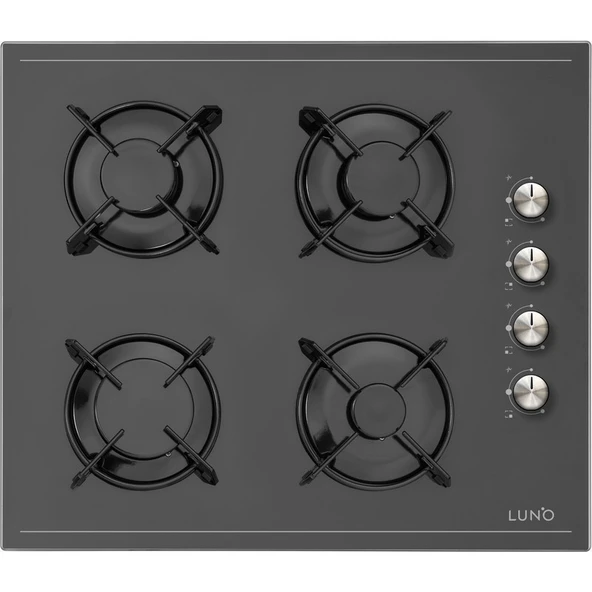 Luno LCO533B01 Ankastre Cam Ocak 60 cm - Siyah ürün görseli 1