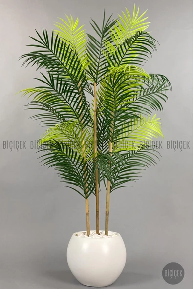 BİÇİÇEK 120cm Areka Ağacı 24 yapraklı Küre Saksıda ürün görseli