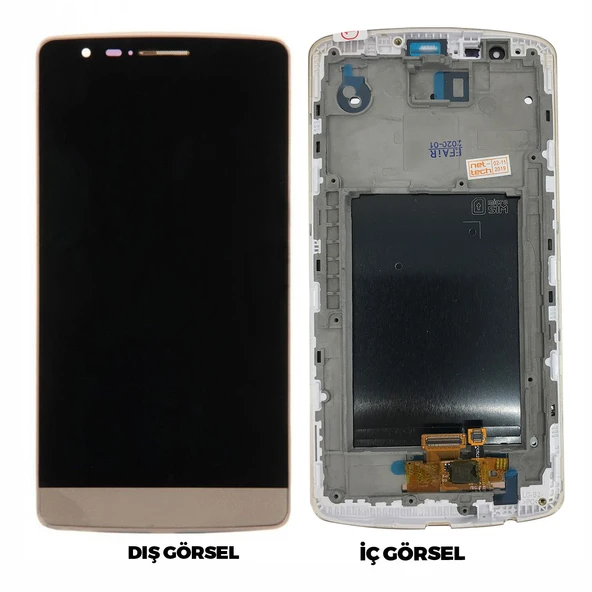 Teknonet LG G3 Uyumlu Org Lcd+Dokunmatik+Çıtalı VR-2667 - Resim 3