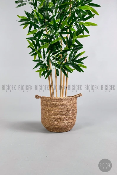 BİÇİÇEK Yapay Bambu Ağacı 6 dallı 150 cm yoğun yapraklı - Resim 8