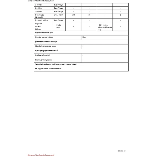 Şenocak D-380 Dual Soğutucu+Dondurucu 300LITRE Derindondurucu Difriz - Resim 2