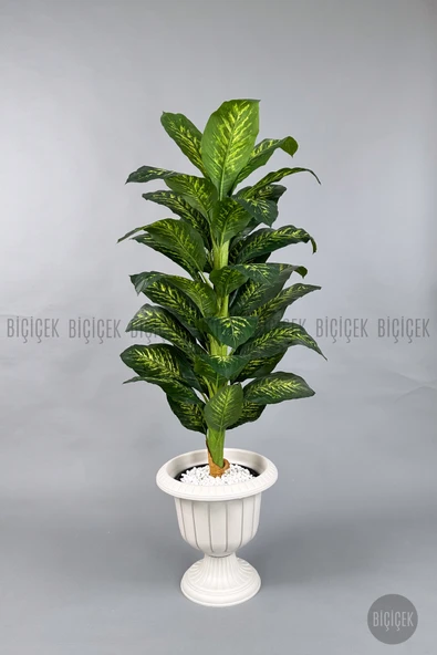 BİÇİÇEK Difenbahya 200 Cm Yapay Bitki Ağaç - Resim 4