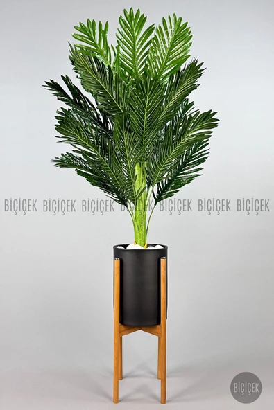 BİÇİÇEK 150cm Areka Ağacı Ayaklı Metal Saksıda ürün görseli