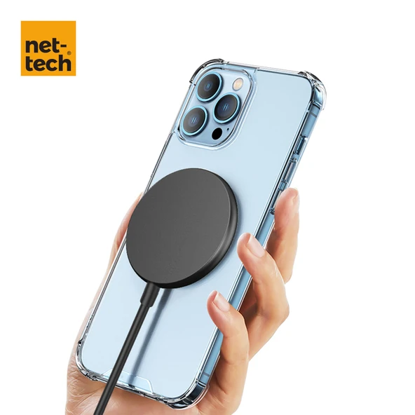 Nettech NT-WCH06 PD Magsafe 15W Kablosuz Wireless Şarj NT-WCH06 - Resim 4