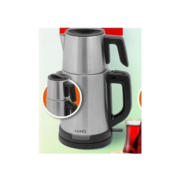 LUNO ÇAY MAKİNESİ LC32008X01 INOX ürün görseli 1