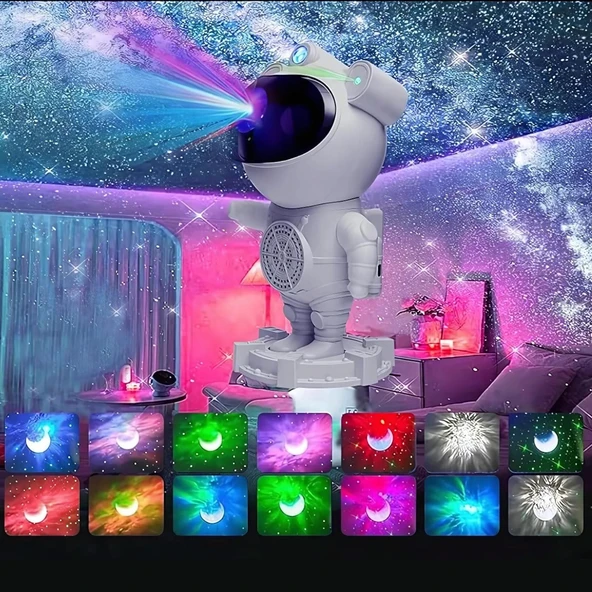 Rose SP-608 Astronot Speaker Kablosuz Hoparlör - Speaker NT-115517 - Resim 2