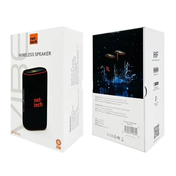 Nettech NT-BTS13 Party Box Kablosuz Hoparlör - Speaker NT-BTS13 - Resim 5