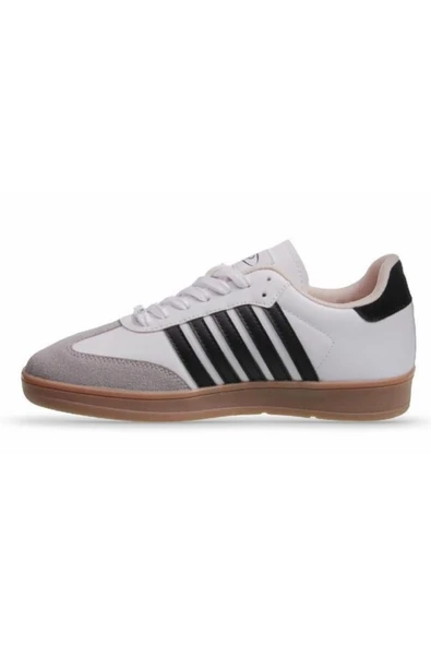 Mp 242-1558 Beyaz Siyah Günlük Yürüyüş Erkek Spor Ayakkabı - Resim 2