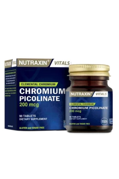 Chromium Picolinate 200 Mcg 90 Tablet Krom Takviyesi