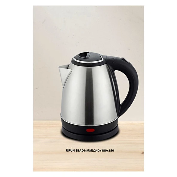 Dijitsu Kettle 1.2 Lt Gri Renk Çelik Malzeme Otomatik Kapanma ve Enerji Tasarruflu - 3