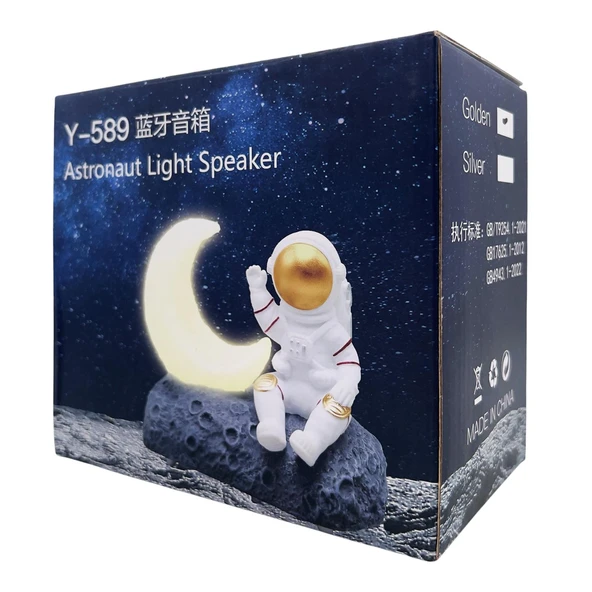 Nettech Y-589 Astronot Speaker Kablosuz Hoparlör - Speaker NT-108814 - Resim 4