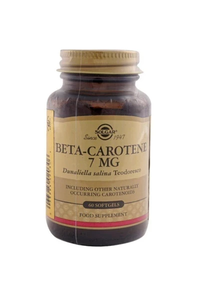 Beta Carotene 7 Mg 60 Kapsül
