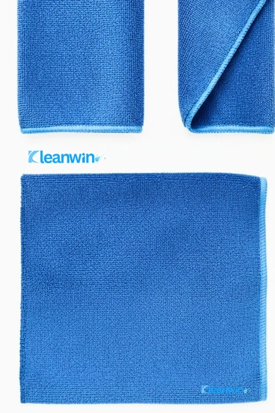 Kleanwin Velora Mavi Kadife Mikrofiber Bez 40x40Cm 400 GSM – Ev, Mutfak ve Araç Çok Amaçlı Temizlik Bezi - Resim 6