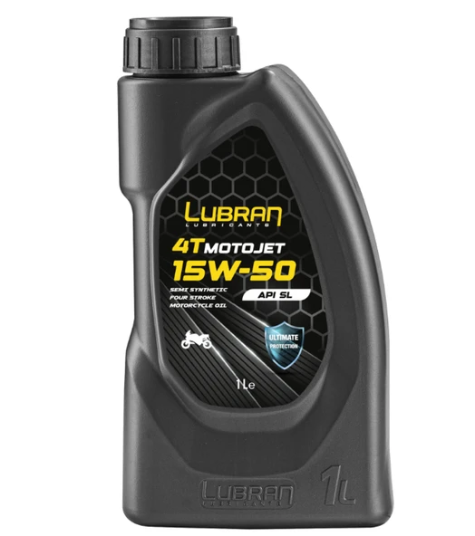 HSGL Lubran 4T MotoJet 15W-50 15x1 LT Motosiklet Yağı  Yüksek Performanslı 4 Zaman Motor Yağı 15 lt - Resim 5
