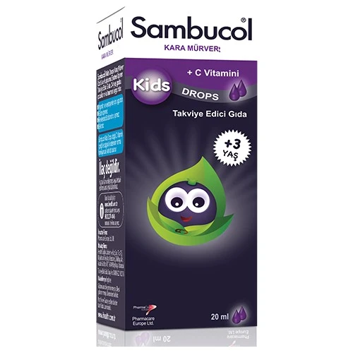 Sambucol Kids Drops 20 Ml (SKT:02/2026) ürün görseli 1