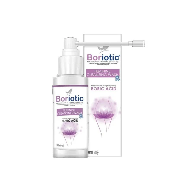 Boriotic Boric Acid Femine Cleansing Wash 100 ML ürün görseli 1