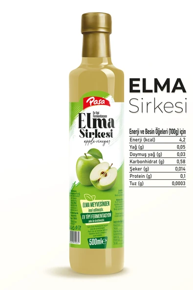 Elma Sirkesi 500 ml - Resim 3