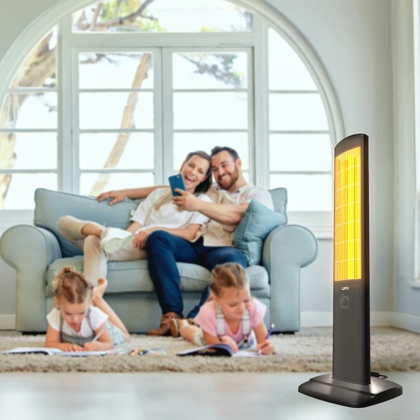 UFO Micatronic 1900 W Kule Tipi Isıtıcı Güçlü Isıtma Performansı ile Ev ve Ofis İçin Uygun - Resim 3