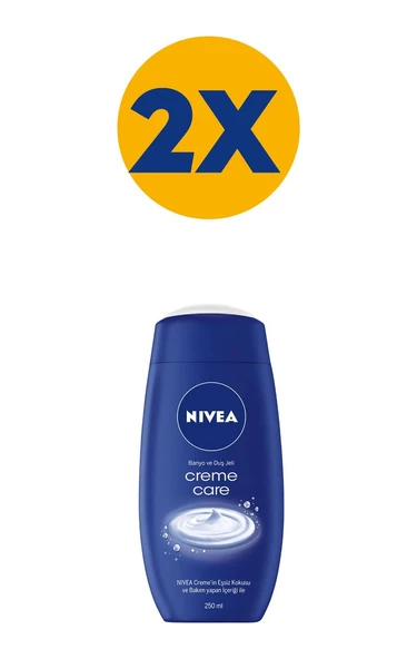 Nivea Creme Care Duş Jeli 2 x 250 ML ürün görseli 1