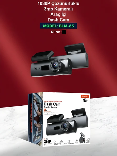 1080P WiFi Mini Araç Kamerası 170 Derece Geniş Açı Gece Görüş Döngüsel DVR Kayıt Dash Cam - Resim 8