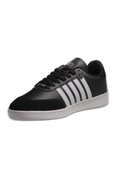 Mp 242-1558 Siyah Beyaz Unisex Bağcıklı Spor Ayakkabı - Resim 3