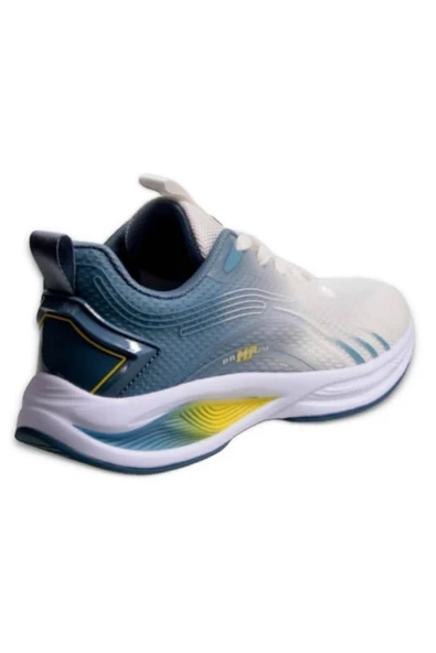 Mp 241-1626 Beyaz Mavi Unisex Bağcıklı Yürüyüş Ayakkabısı - Resim 4