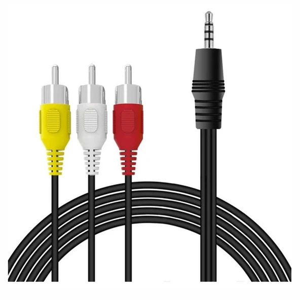 Hadron HN4593 Plastik 300 Cm 3Rca To Rca Audio Kablo NT-97732 ürün görseli