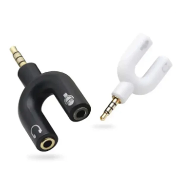 Hadron HN4612K Plastik 20 Cm Mikrofon + Kulaklık To Audio Kablo NT-90153 - Resim 2