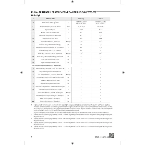 Samsung AR12CXFCABT/SK WindFree Premium A++ 12000 BTU Inverter Duvar Tipi Klima - Resim 3