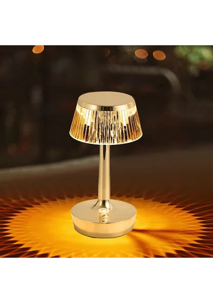 Şarjlı Masa Lambası Dimmerli Dokunmatik Cata Rio Dekoratif Abajur ürün görseli
