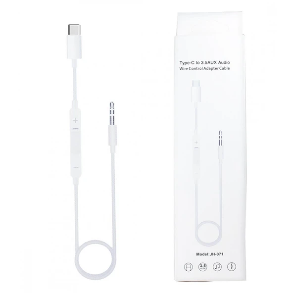 Nettech JH-071 Plastik 100 Cm Type-C To Aux Kablosu NT-96489 ürün görseli