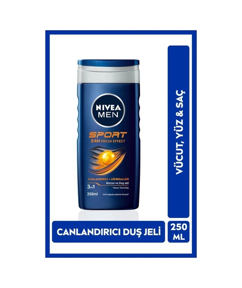 Nıvea Men Erkek Sport Duş Jeli 250 ML ürün görseli 1