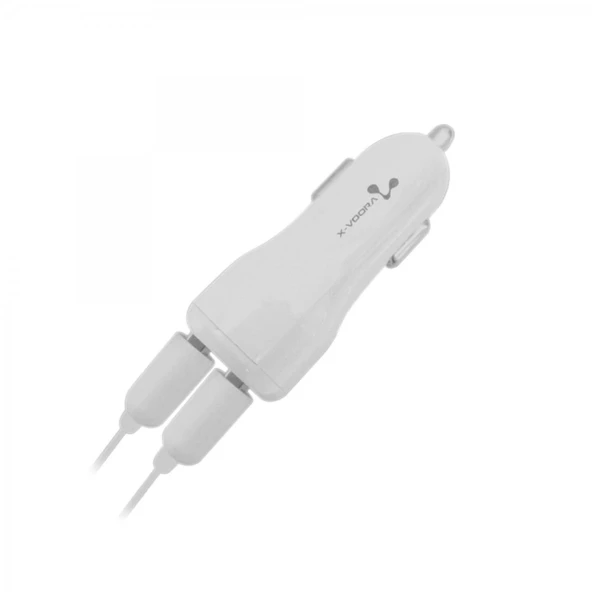 X-Voora XW-026 2 Çıkışlı Micro Kablo + Araç Şarj Aleti VR-19724 ürün görseli 1