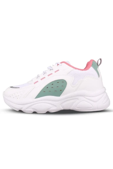 Mp 242-2076, Siyah Kadın Bağcıklı Spor Ayakkabı - Resim 2