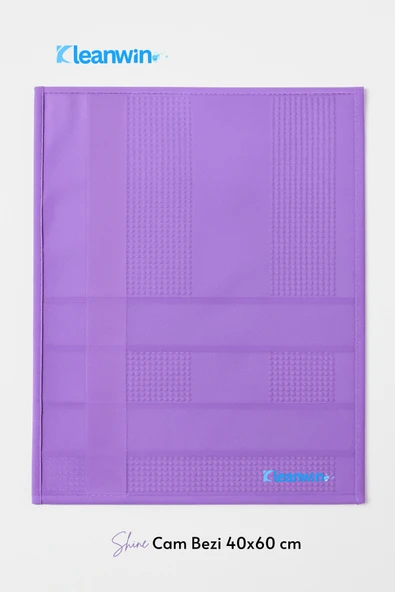 Kleanwin Shine 3’lü Mikrofiber Cam Bezi Seti – Ev ve Araç Cam Temizlik Bezi, İz Bırakmayan Mikrofiber Bez - Resim 4