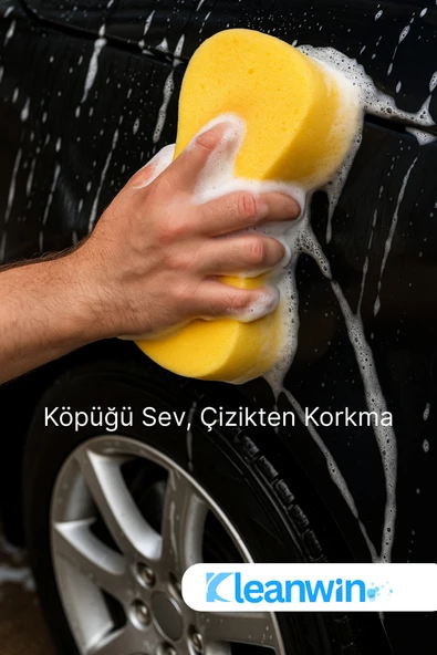Kleanwin Sponge Oto Yıkama Süngeri | Araba Temizleme, Köpükleme ve Araç Yıkama Süngeri, Yumuşak Doku - Resim 3