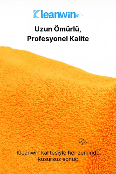 Kleanwin Rhea 50x70Cm 600 GSM Mikrofiber Oto Kurulama Bezi – Ev ve Araç İçin Profesyonel Temizlik Bezi - Resim 5