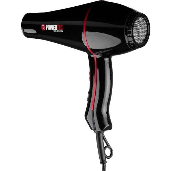 Powertec TR-601 Turbo Professional Series Fön Makinesi & Saç Kurutma 2500w Performans - Resim 3